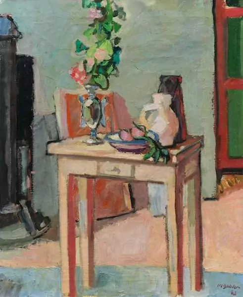 MAX GUBLER — Interieur. 1943. — Koller Auktionen