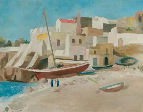MAX GUBLER — Port of Rinella (Salina Island). Lipari, 1925. — Koller Auktionen