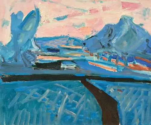 MAX GUBLER — Evening landscape. 1956. — Koller Auktionen