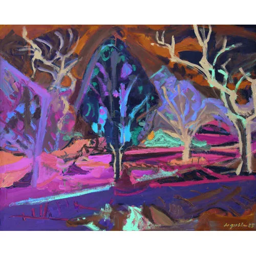 Max Gubler — "Blühender Baum".