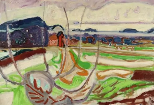 MAX GUBLER — Landschaft mit Weidenstrunk. 1949. — Koller Auktionen