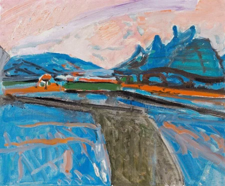 Abendlandschaft, 1956