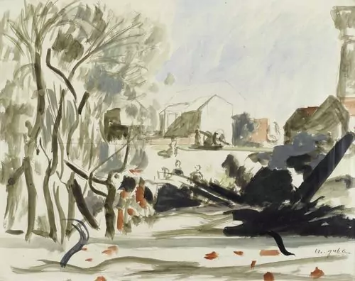 MAX GUBLER — Herbstlandschaft. — Koller Auktionen