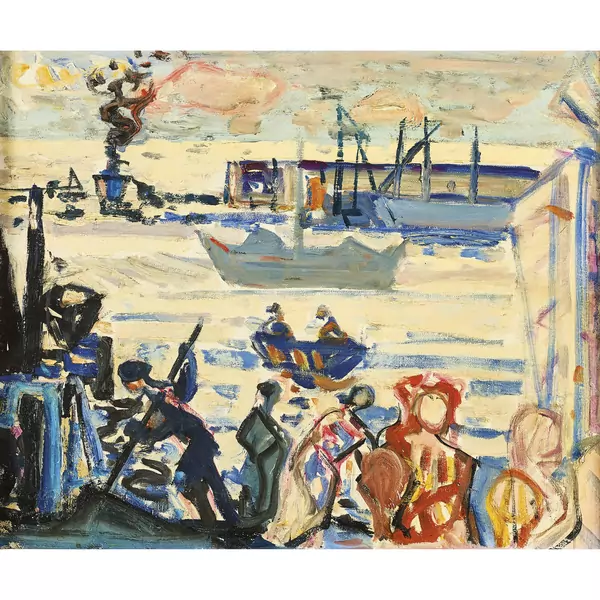 "Venedig, der Hafen"