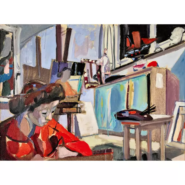 "Atelierinterieur"