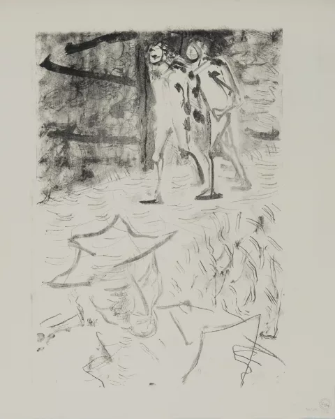 Max Gubler — 7 Blätter: An der Landstrasse (4); Ohne Titel (3)