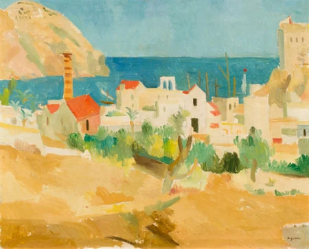 Blick gegen Marina Lunga, Lipari, 1924