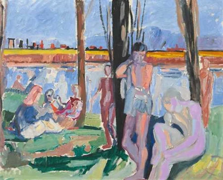 MAX GUBLER — Badende. 1940. — Koller Auktionen