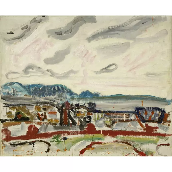 Max Gubler — Schneeschmelze — Galerie Kornfeld