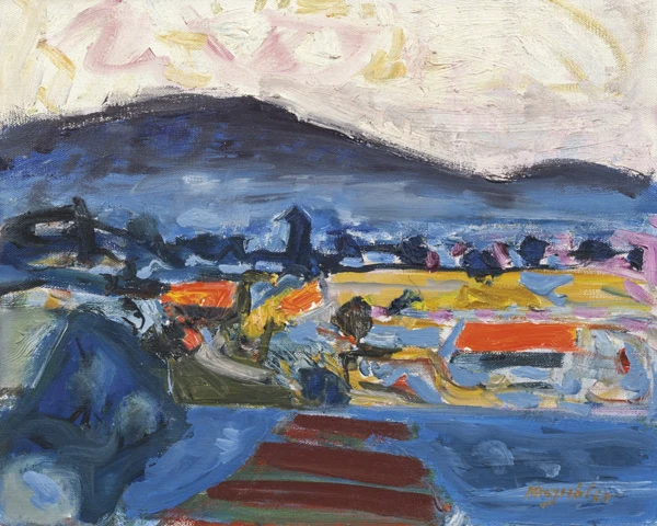 Max Gubler — Kleine Sommerlandschaft, Weininger Feld