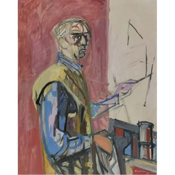 Max Gubler — SELBSTBILDNIS, 1956SELF PORTRAIT, 1956