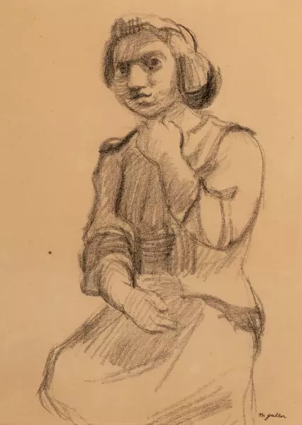 Sitzendes Mädchen