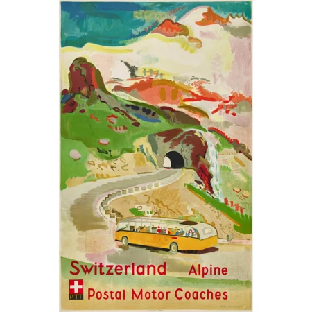 "Switzeralnd Alpine Postal Motor Coaches"