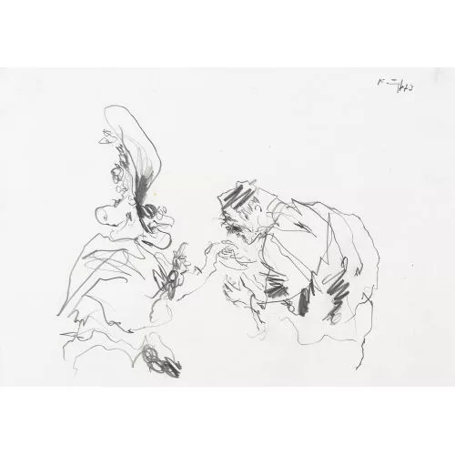 Max Kämpf — Der Handkuss.