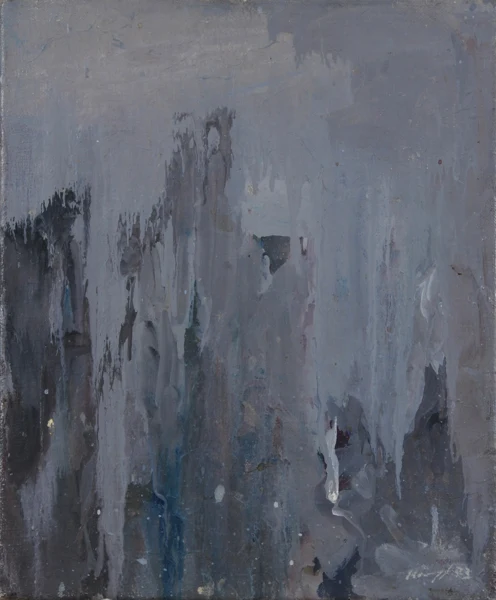 Max Kämpf — 2 Werke: Klippen, Kalifornien (2), 1973