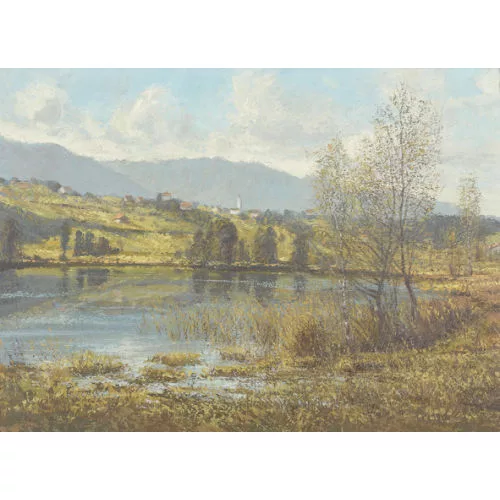 Max Keller — "Herbst am Hüttenweiler".