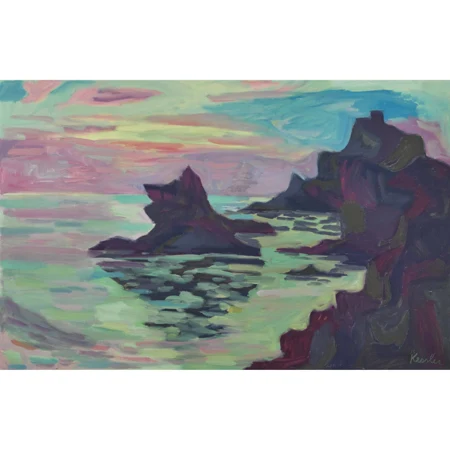 "Meeresküste am Abend"
