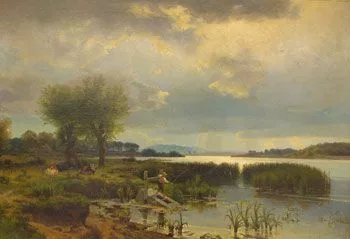 Max Schmidt — Feuchter Sommertag an einem See