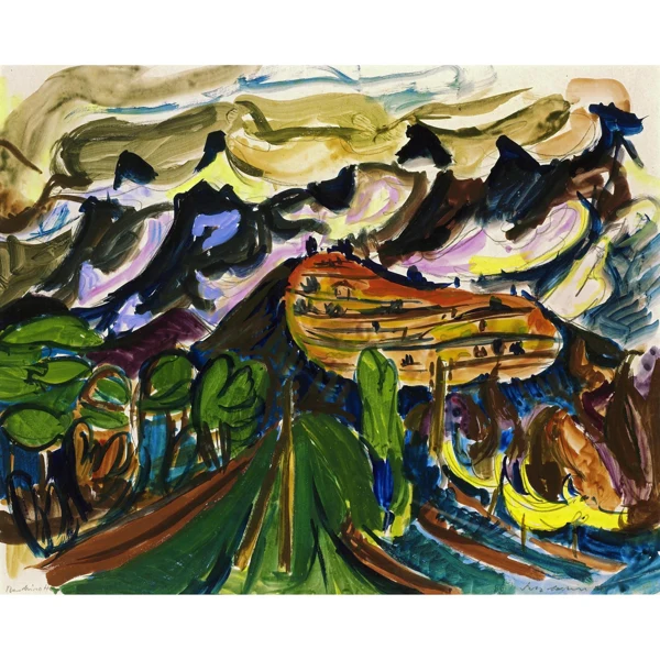 Max Sulzbachner — MENDRISOTTO LANDSCAPE OF MENDRISOTTO