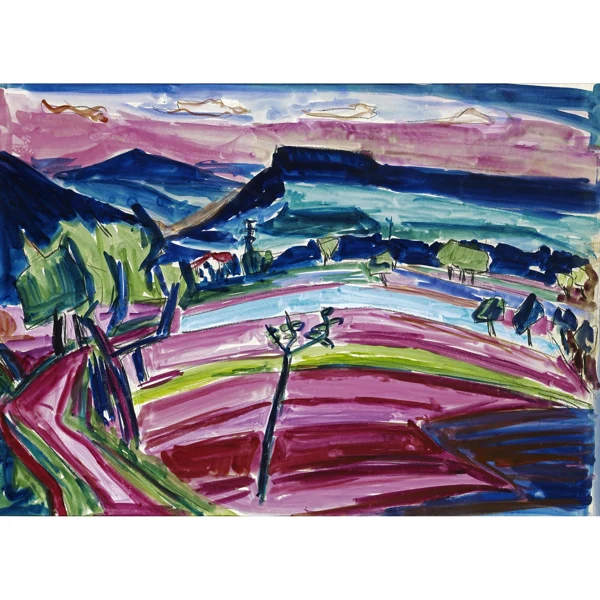 Max Sulzbachner — BLICK AUF GEMPENSTOLLEN VIEW ON THE GEMPENSTOLLEN