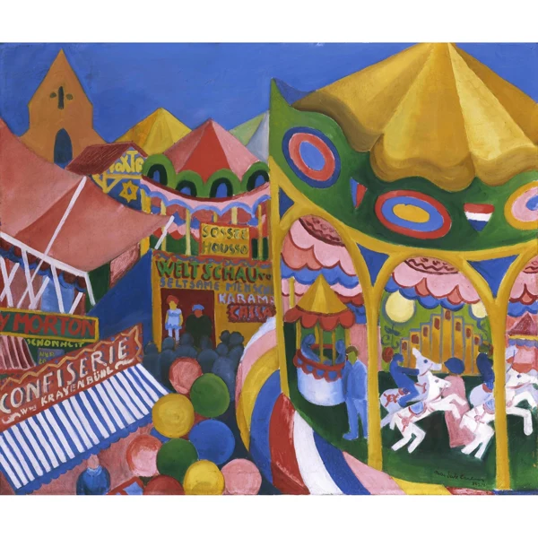 Max Sulzbachner — MESSE BASEL (BARFÜSSERPLATZ), 1924 FAIRGROUND BASEL (BARFÜSSERPLATZ), 1924
