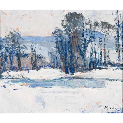 Max Theynet — Winterlandschaft.