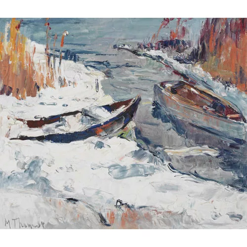 Max Theynet — "Au bord du lac".