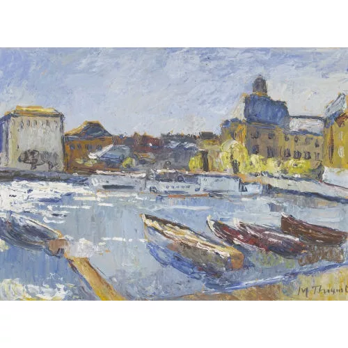 Max Theynet — Hafen von Neuchâtel.
