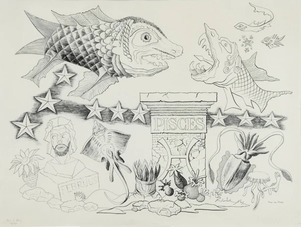 Max von Moos — Pisces, 1941