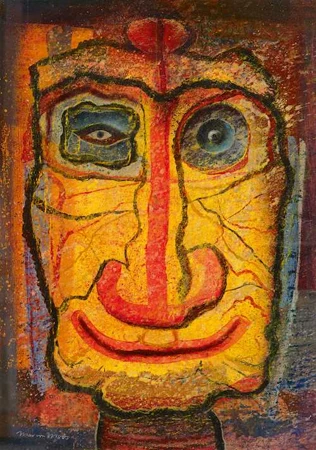 MAX VON MOOS — Maske. Um 1946. — Koller Auktionen