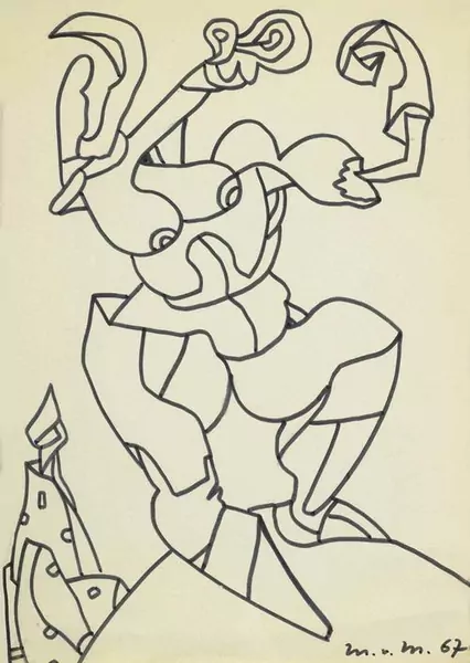 MAX VON MOOS — Figürliche Komposition. 1967. — Koller Auktionen