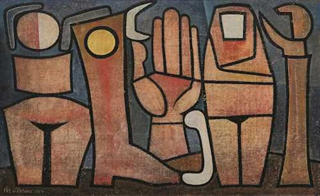 MAX VON MOOS — Apell am jüngsten Tag. 1954. — Koller Auktionen