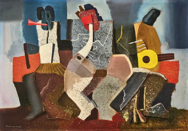 «Ohne Titel (Musikanten)» − um 1938 – Max von Moos