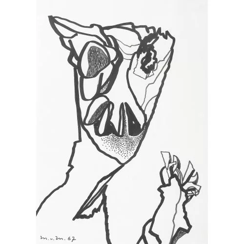 Max von Moos — Skurriler Tierkopf.