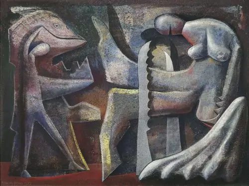 MAX VON MOOS — Waffengeklirr. 1952. — Koller Auktionen