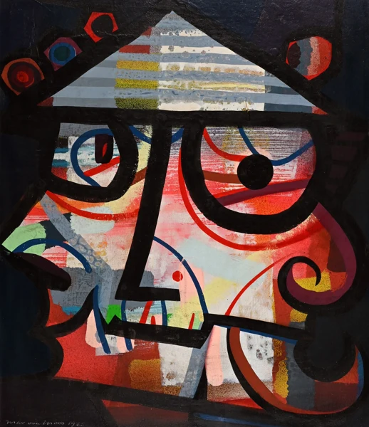 Max von Moos — Maske II, 1965