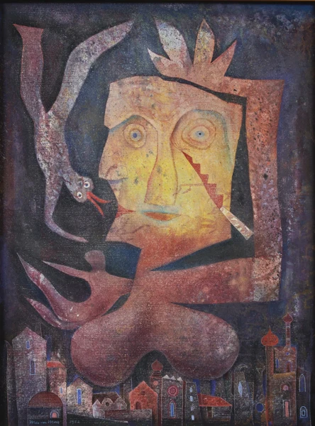 Max von Moos — Unheil schwebt über der Stadt, 1952