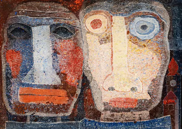 Maskenpaar, 1956