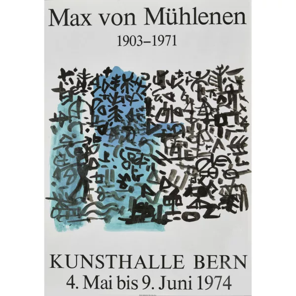 Max von Mühlenen — "Max von Mühlenen Kunsthalle Bern 1974".