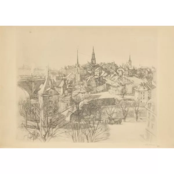 Max von Mühlenen — Die Altstadt von Bern.