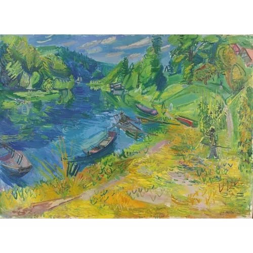Max von Mühlenen — "Der Aarefischer".