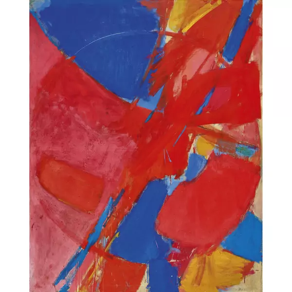 "Kreis in Blau + Rot"