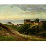 Blick auf die Oberstadt von Bregenz und den 2323von Sury Max Joseph1842 Solothurn - 1920 Kreuzlingen