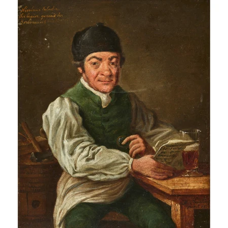 Bildnis des Bierbrauers Nicolaus Erlacher (genannt Zerberus von Kleinbasel)