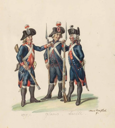 Maximilian Neustück — Ein Soldat aus Basel und je ein Zuzüger aus Zug und Glarus — Galerie Kornfeld