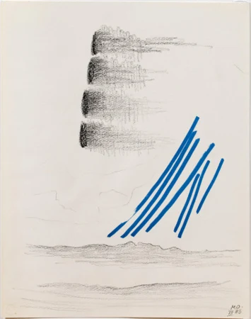 Paysage avec trombe d'eau, 1983