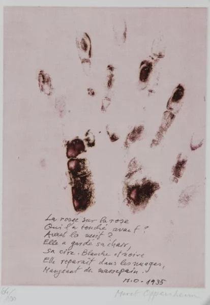 Meret Oppenheim — Abdruck meiner linken Hand, 1984