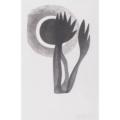 Meret Oppenheim — Pflanze vor Gestirn.