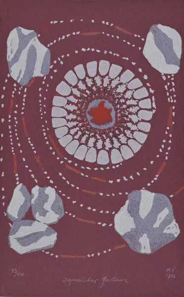 Meret Oppenheim — Japanischer Garten, 1977