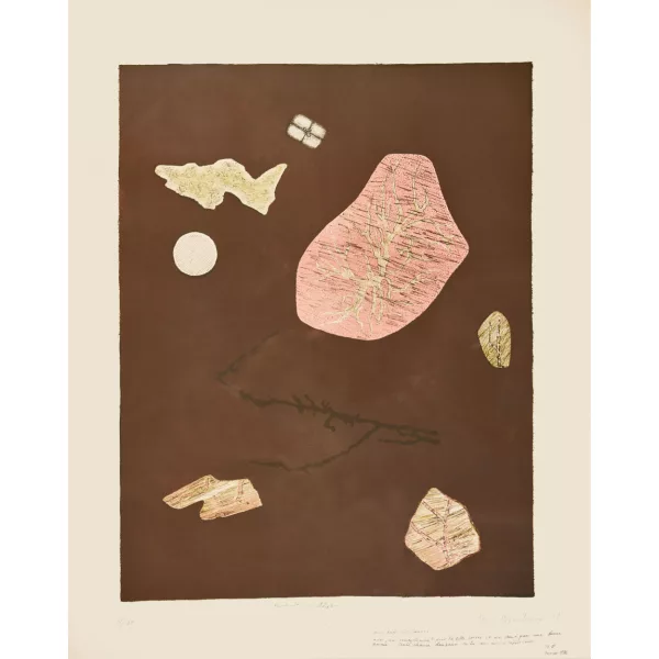 Meret Oppenheim — "Nachthimmel mit Achaten".